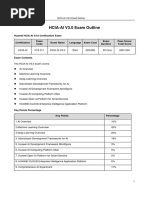 HCIA-AI V3.0 Exam Outline