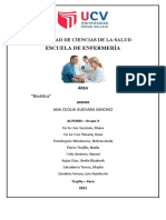 Facultad de Ciencias de la Salud: Bioética en Enfermería