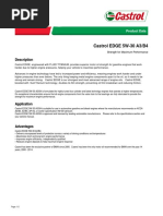 Castrol EDGE 5W-30 Technical Specifications | PDF | Lubricant | Motor Oil