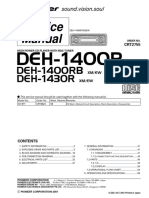 Service Manual: DEH-1400R