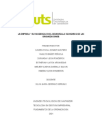 La relación entre empresa y economía