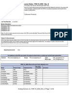 Product Discontinuance Notice - PDN 16 - 0050 Rev. D