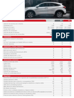 Ficha Técnica Honda HR V PDF