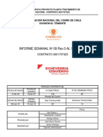 Informe Semanal N09 - Apoyo Proyecto Planta Tratamiento de Escoria Rev.B