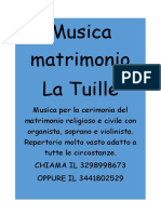 Musica Matrimonio La Tuille
