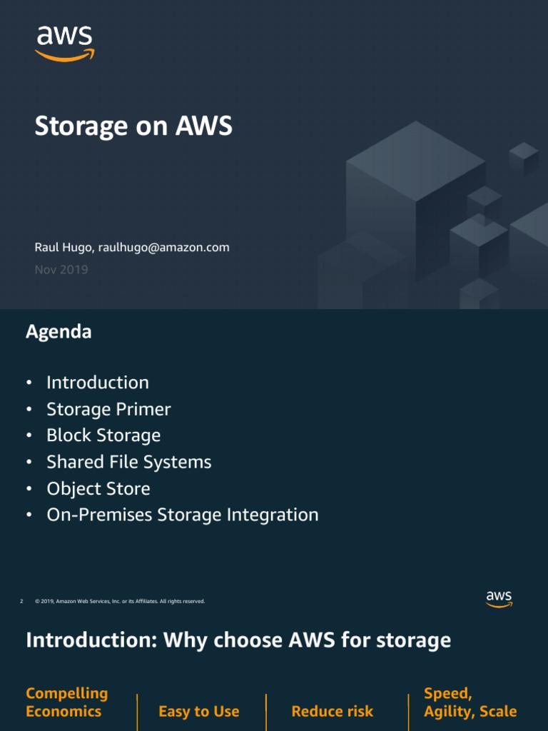 Storage in AWS | Download Free PDF | Amazon Web Services | Cloud Computing
