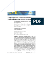 Early Diagnosis of A Mexican Variant of Papaya Meleira Virus (Pmev-Mx) by RT-PCR