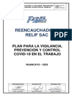 Plan para La Vigilancia, Prev. y Control COVID19 - RELIF SAC