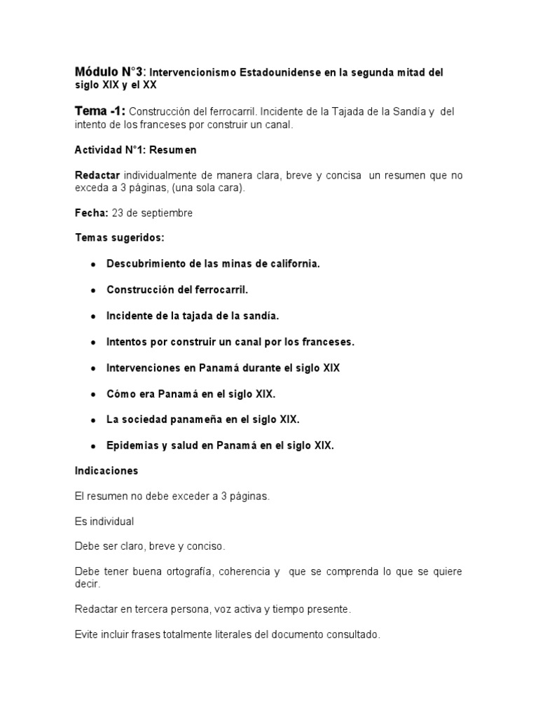 Actividad 1 Módulo 3 Tema 1 | PDF