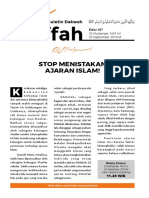 Stop Menistakan Ajaran Islam!: Edisi 107