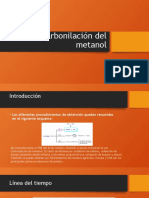 Carbonilación Del Metanol