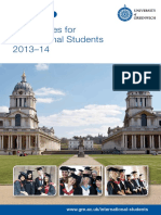 Tuition Fees For International Students 2013-14