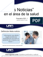 Malas Noticias en El Area de La Salud