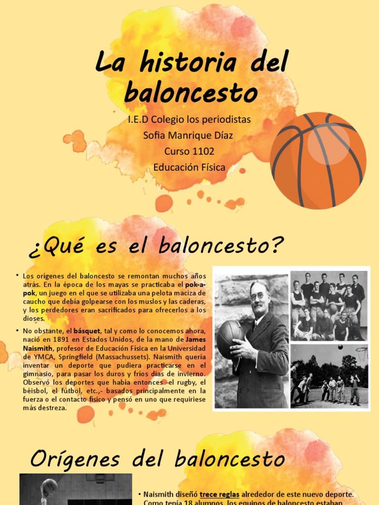 La Historia Del Baloncesto | PDF | Pelota | Deportes de equipo