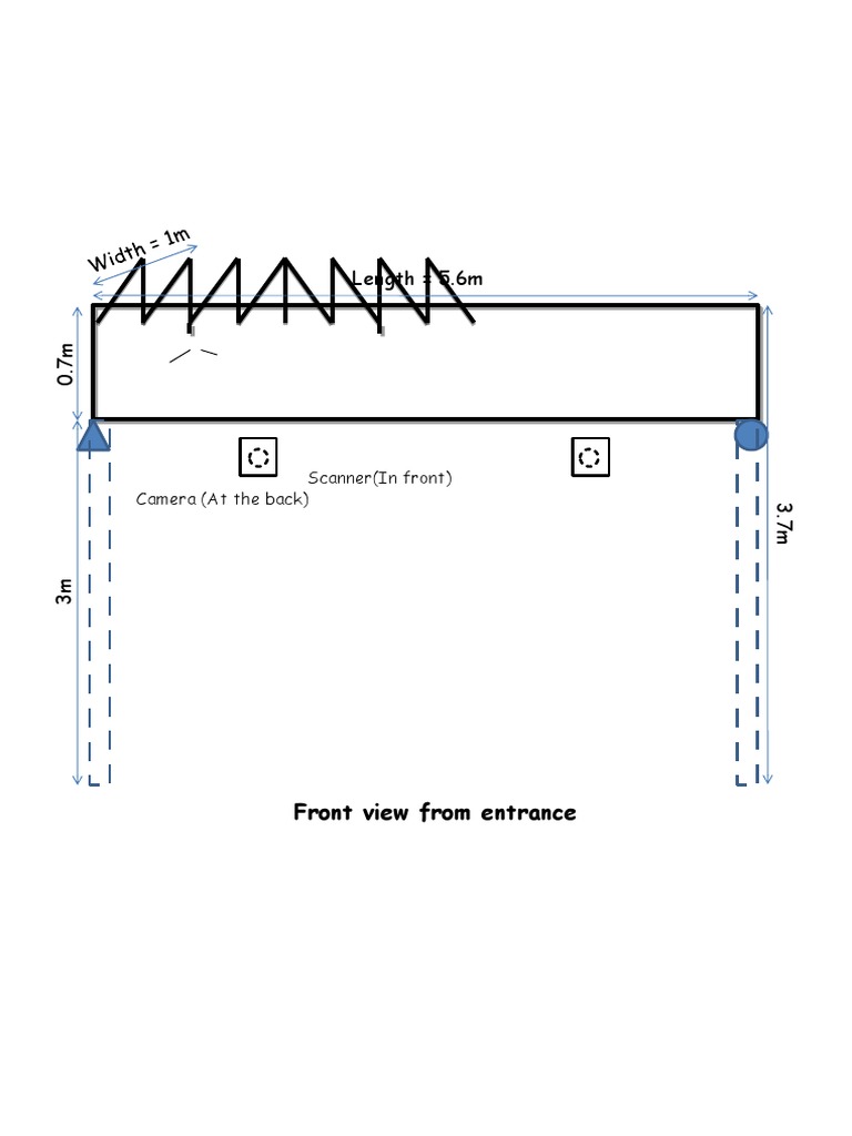 Front View Layout Dimensions Guide | PDF