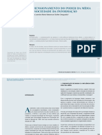 Dimensionamento Do Poder Da Mídia Na Sociedade Da Informação - DESGUALDO