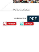 God of War New Game Plus Guide