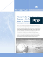 Parthenon Perspectives - Private Post Secondary Schools Value Proposition - White Paper