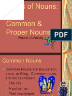 Types of Nouns: Common & Proper Nouns: Project LA Activity