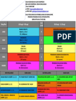 Jadual Waktu PDPR MEI 2021