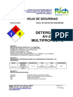 Detergente Av-21 Multiproposito FDS