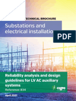 Substations and Electrical Installations: Reliability Analysis and Design Guidelines For LV AC Auxiliary Systems