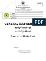 General Math Rational Functions Worksheet