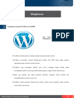 Ringkasan: Pengenalan Tentang Wordpress & Xampp