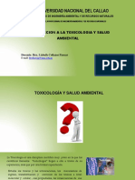 Clase 1 - Introducción Toxicologia Ambiental