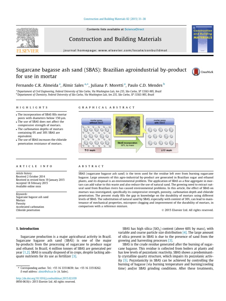 Construction and Building Materials Fernando C.R. Almeida, Almir Sales