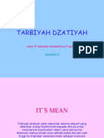Tarbiyah Dzatiyah