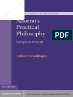Adorno S Practical Philosophy - Living Less Wrongly (Modern European Philosophy)