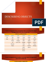 Describing Objects: by Erniaty, S.PD