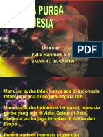 Manusia Purba Indonesia