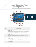 Bagian-Bagian Dan Fungsi Papan Arduino Uno