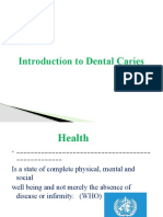 2 - Introduction To Dental Caries