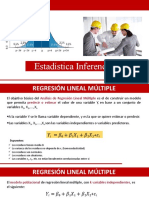 Regresión Lineal Múltiple: Modelo, Estimación y Significancia