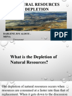 Natural Resources Depletion: Discussant