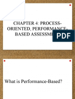 Chapter 4: Process-Oriented, Performance - Based Assessment