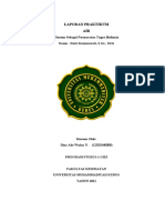 Laporan Praktikum AIR: Disusun Sebagai Persyaratan Tugas Biokimia Dosen: Dewi Kusumawati, S.GZ., M.Si