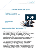Social Media Use Around The Globe: Randstad Workmonitor Global Press Report Q1 2011