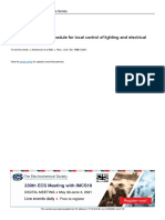 Intelligent Distributed Module For Local Control of Lighting and Electrical Outlets in A Home