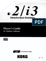 Korg I2 I3 Players Guide