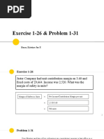 Exercise 1-26 & Problem 1-31: Bazar, Kristine Joy P