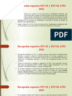 Recepción Reportes FIN 01 y FIN 02 AÑO 2020