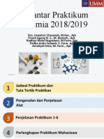 Pengantar Praktikum Biokimia 2019