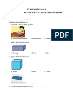 Evaluasi Belajar Tema 2 Subtema 3