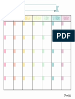 Monthly Planner (Pastel) by CriStyle