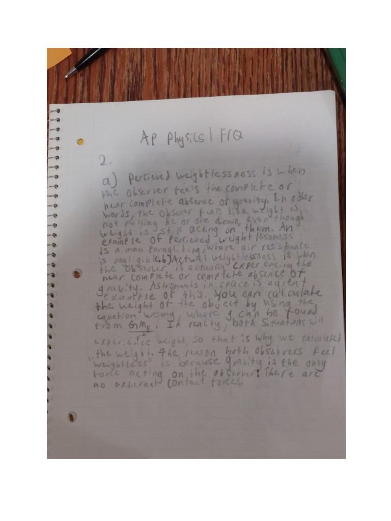 AP Physics 1 FRQ PDF