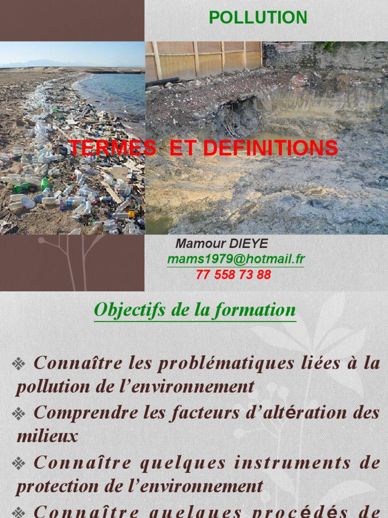 Comprendre la Pollution Environnementale | PDF | Pollution de l'air | Ozone